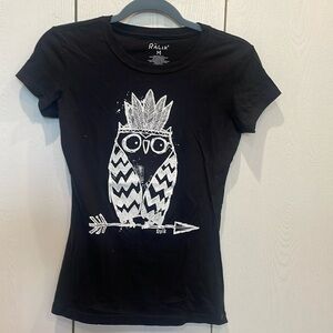 Rälik black short sleeve tee womens size M